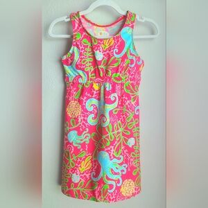 Spunkwear - Girl's Beach Theme Dress, Sz Large (8/10). Made in the USA 🇺🇸